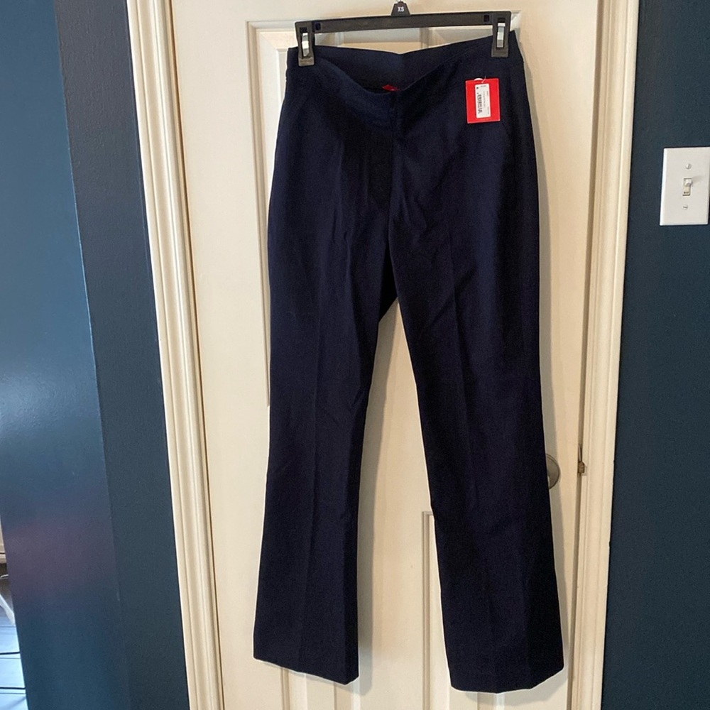 SPANX Women's Boot Cut Pants - Navy
